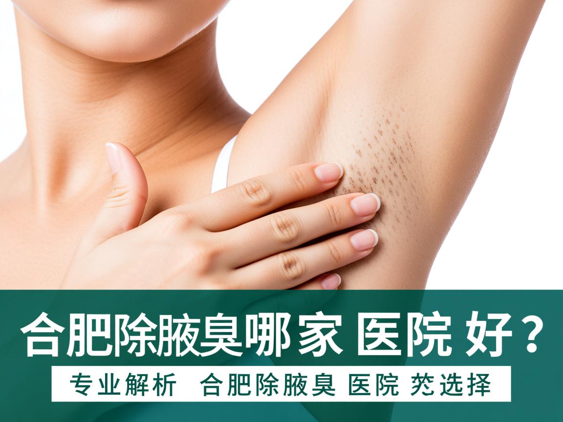 合肥除腋臭哪家医院好？专业解析合肥除腋臭医院的选择