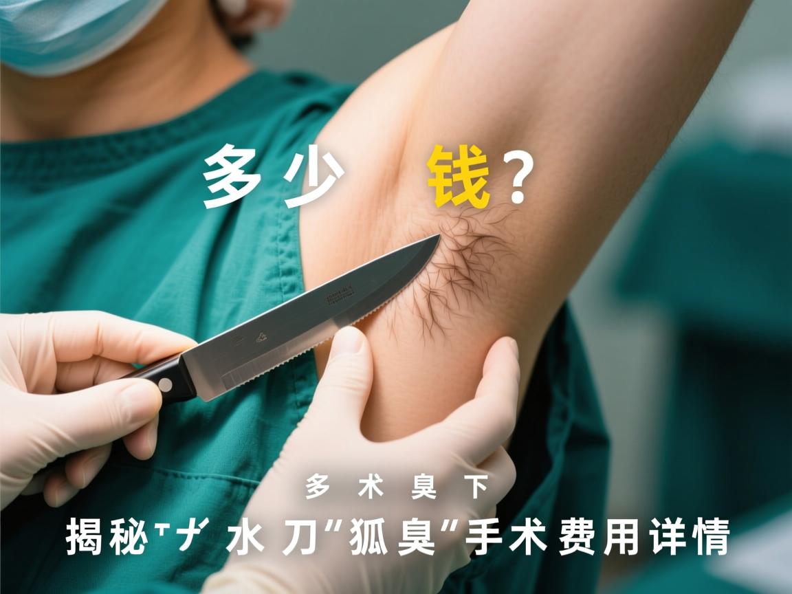 水刀狐臭手术多少钱？揭秘水刀狐臭手术费用详情