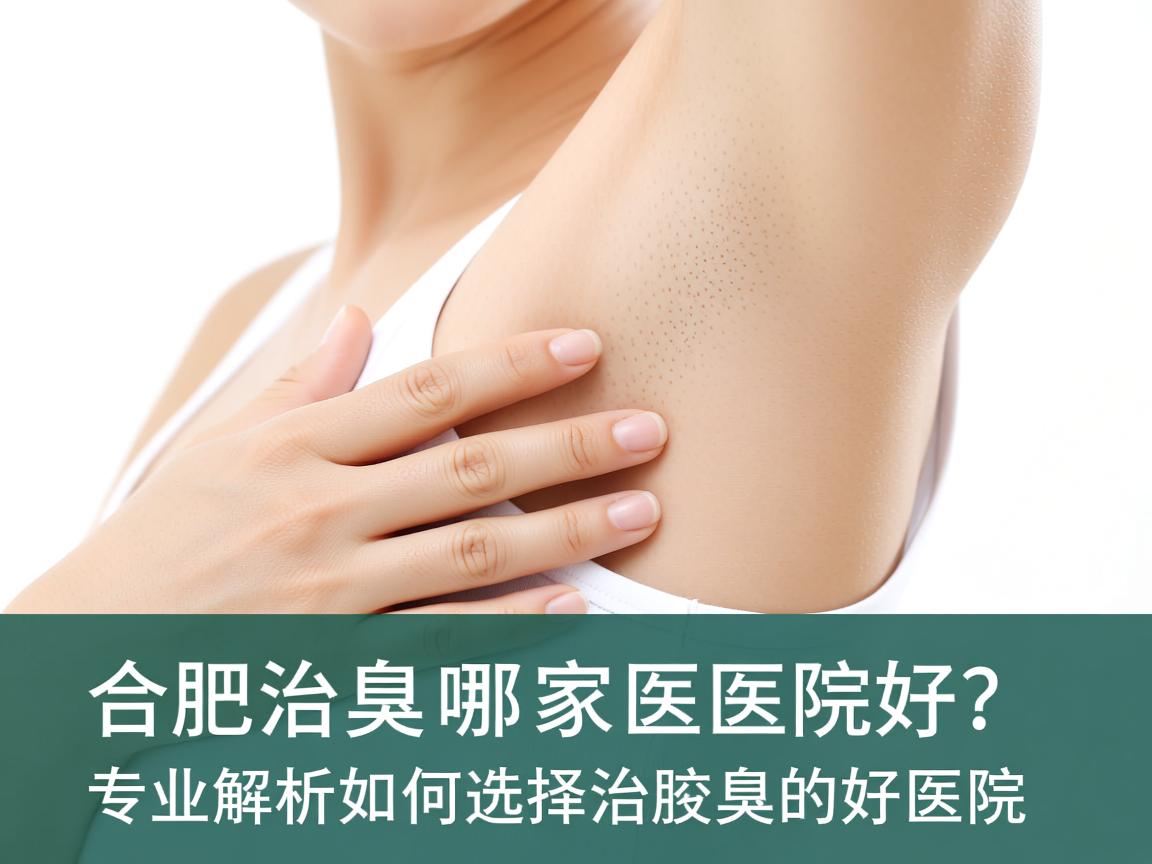 合肥治腋臭哪家医院好？专业解析如何选择治腋臭的好医院