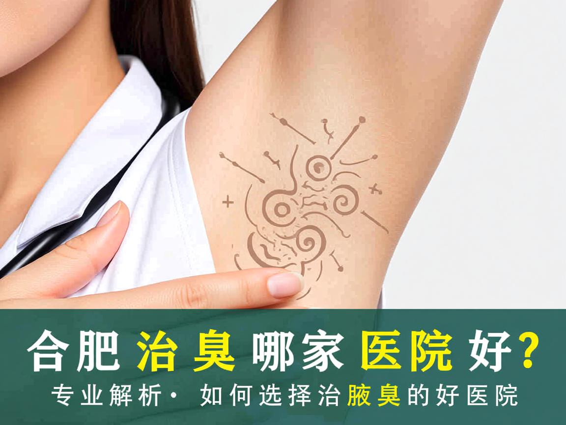 合肥治腋臭哪家医院好？专业解析如何选择治腋臭的好医院
