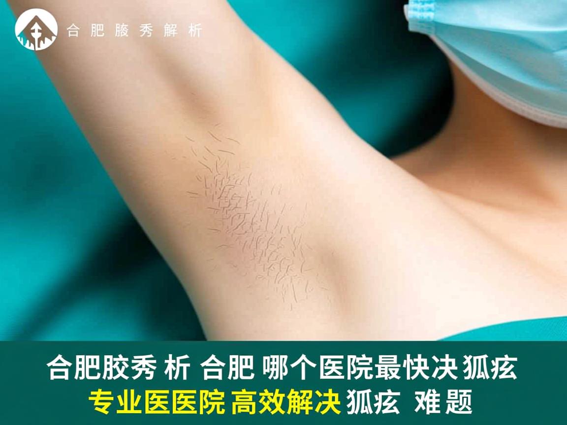 合肥腋秀解析，合肥哪个医院最快解决狐臭，专业医院高效解决狐臭难题