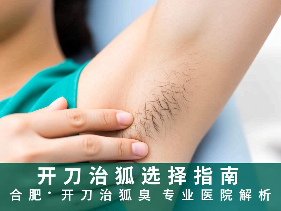 开刀治狐臭选择指南，合肥开刀治狐臭专业医院解析