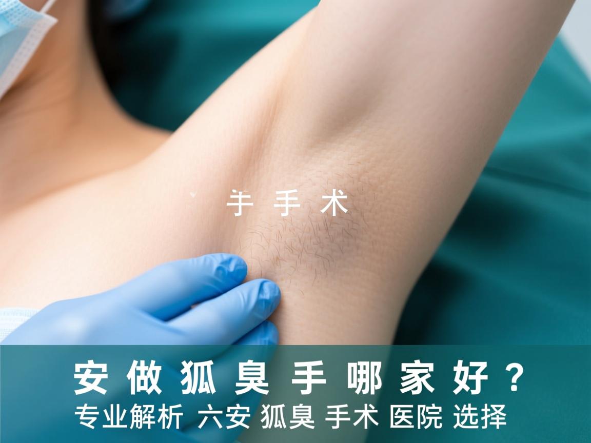 六安做狐臭手术哪家好？专业解析六安狐臭手术医院选择
