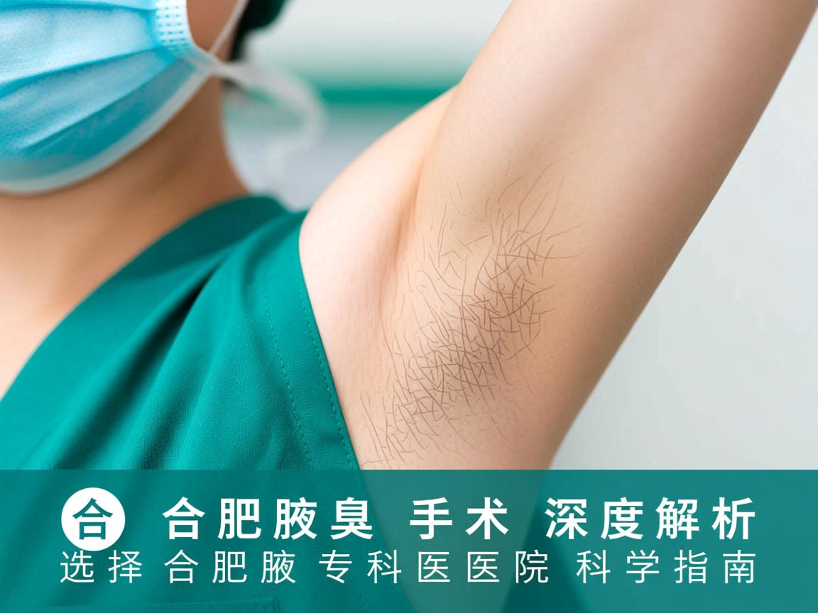 合肥腋臭手术深度解析，选择合肥腋臭专科医院的科学指南