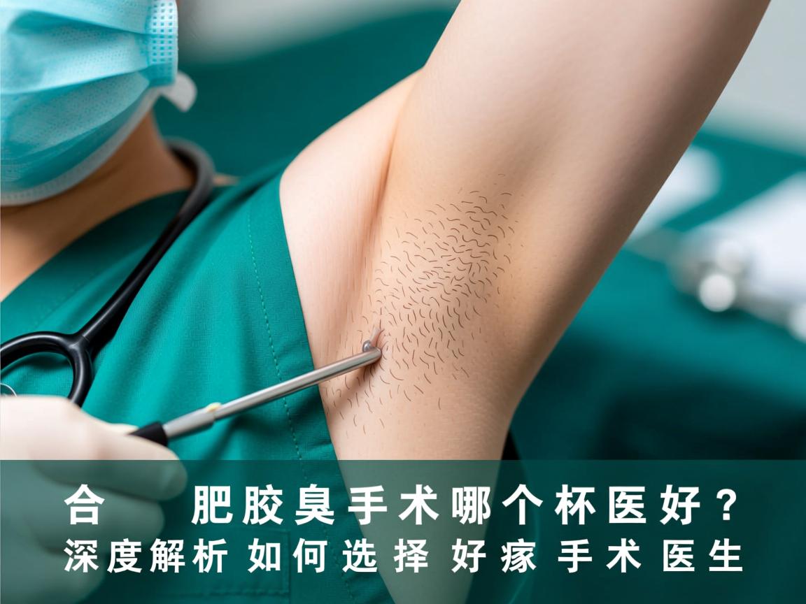 合肥腋臭手术哪个医生好？深度解析如何选择好的腋臭手术医生