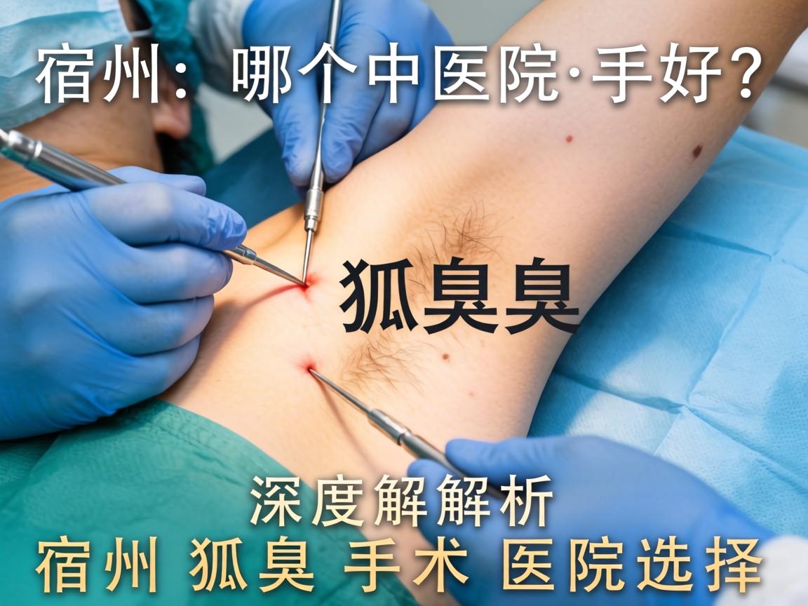 宿州狐臭手术哪个医院好？深度解析宿州狐臭手术医院选择