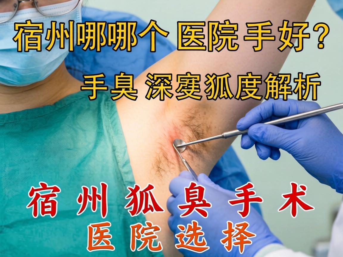 宿州狐臭手术哪个医院好？深度解析宿州狐臭手术医院选择