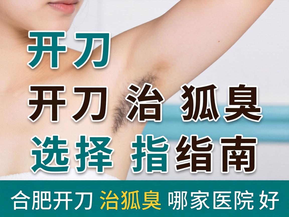 开刀治狐臭选择指南，详解合肥开刀治狐臭哪家医院好