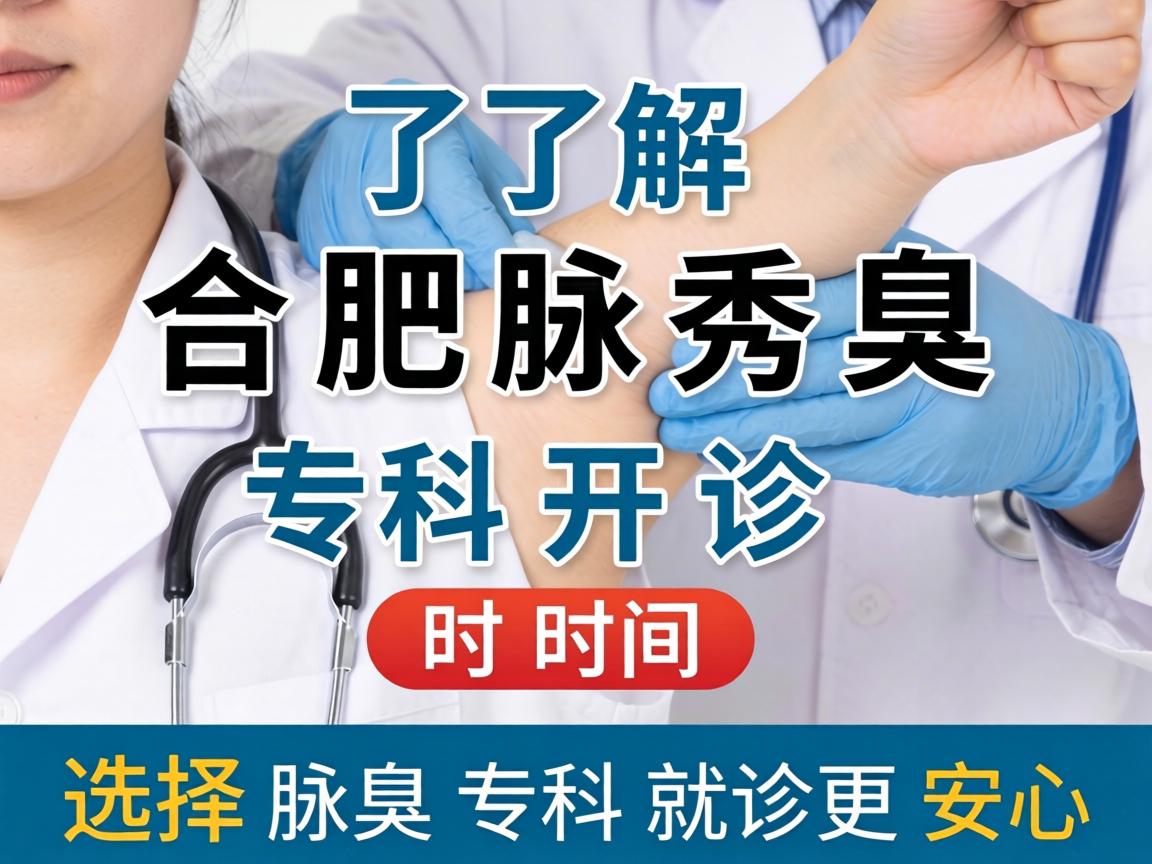 了解合肥腋秀腋臭专科开诊时间，选择腋臭专科就诊更安心