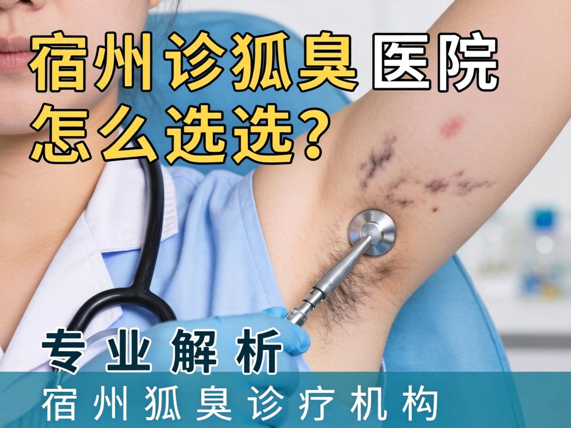 宿州狐臭医院怎么选？专业解析宿州狐臭诊疗机构