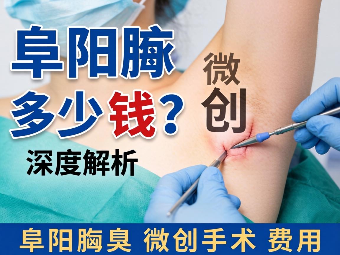 阜阳腋臭微创手术多少钱？深度解析阜阳腋臭微创手术费用