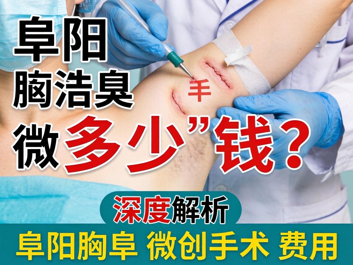 阜阳腋臭微创手术多少钱？深度解析阜阳腋臭微创手术费用