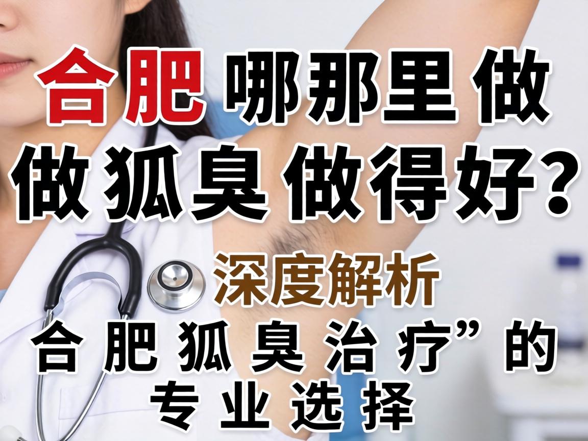 合肥哪里做狐臭做得好？深度解析合肥狐臭治疗的专业选择