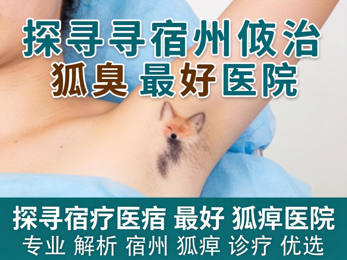 探寻宿州治狐臭最好医院，专业解析宿州狐臭诊疗优选