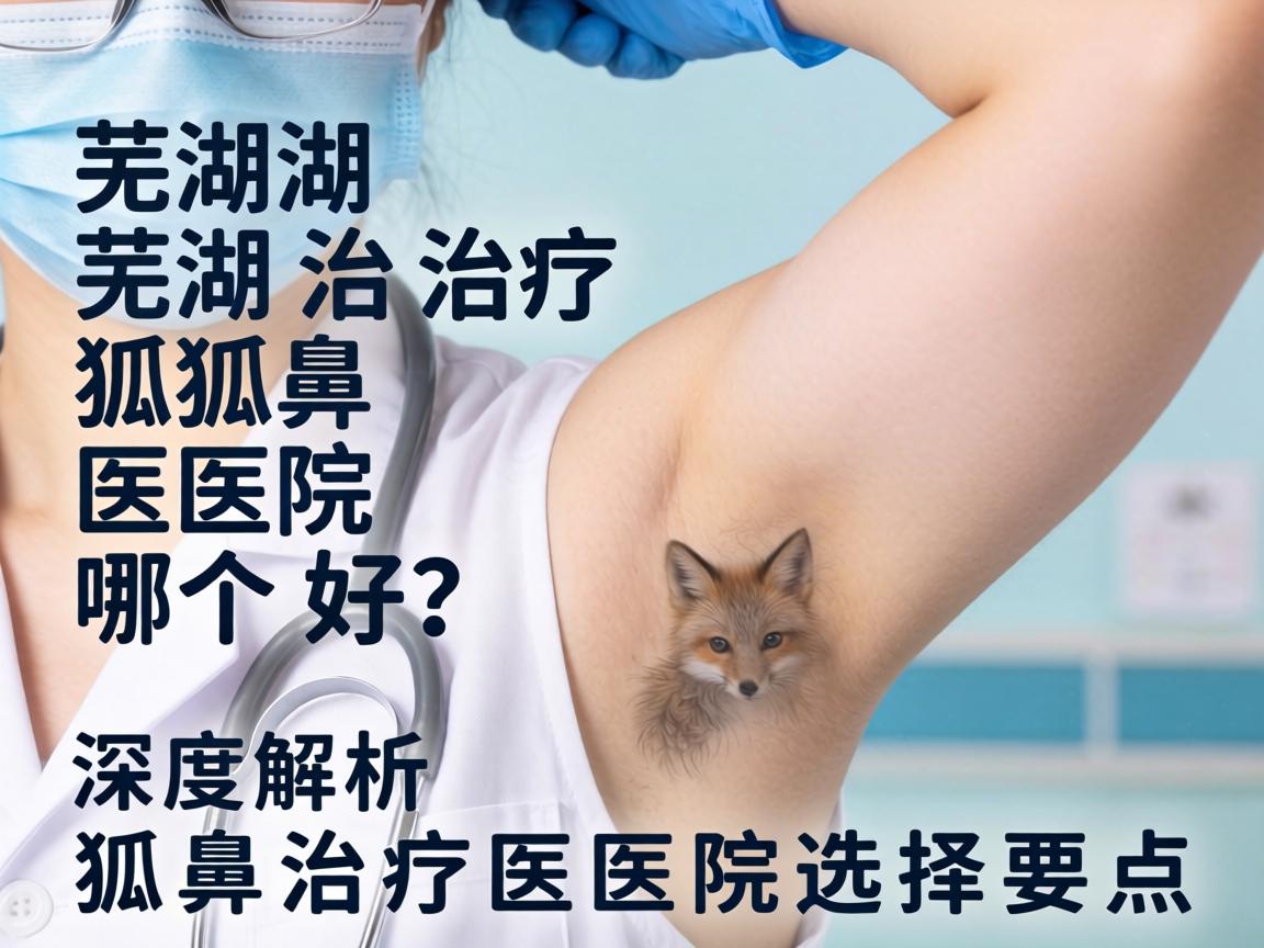 芜湖治疗狐臭医院哪个好？深度解析狐臭治疗医院选择要点