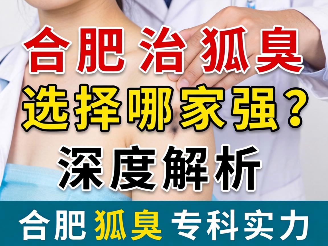 合肥治狐臭选择哪家强？深度解析合肥狐臭专科实力