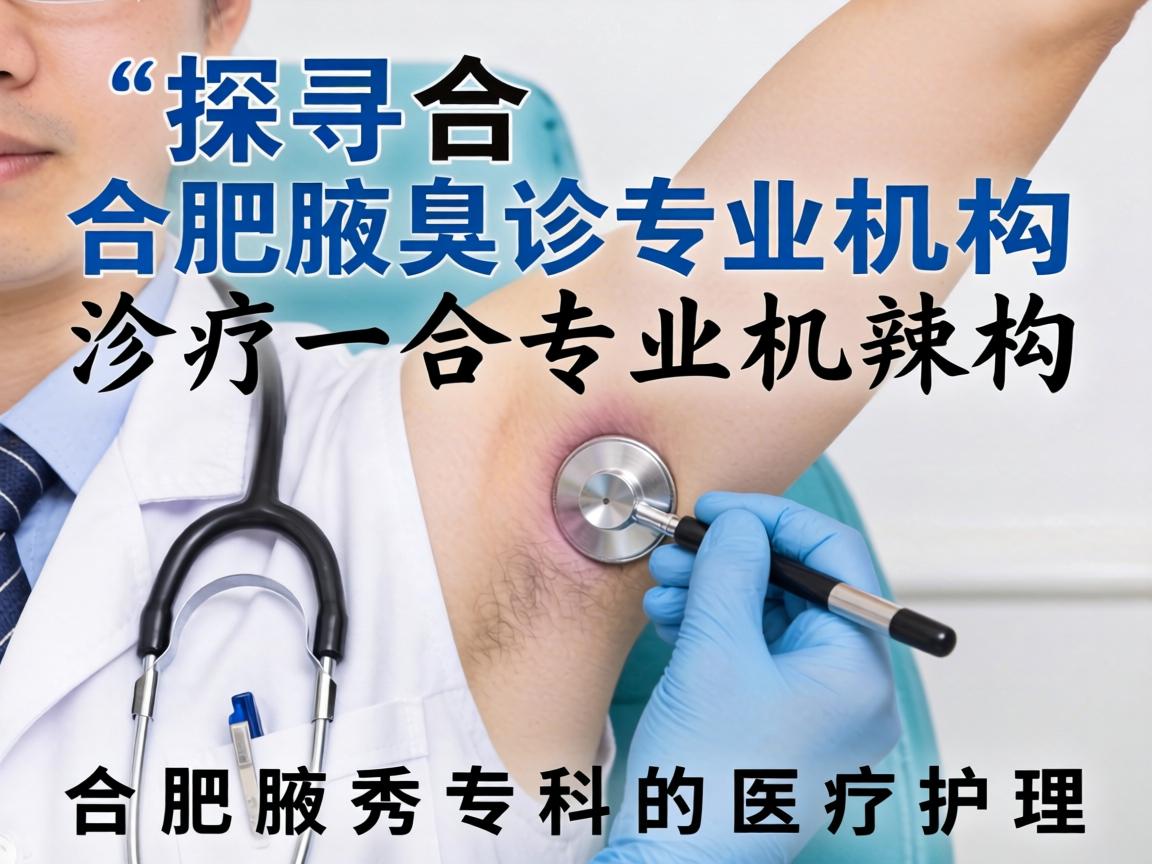 探寻合肥腋臭诊疗专业机构，详解合肥腋秀专科的医疗护理