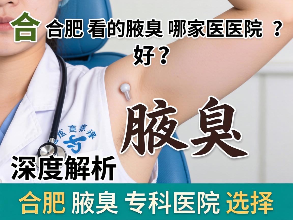 在合肥看腋臭哪家医院好？深度解析合肥腋臭专科医院选择