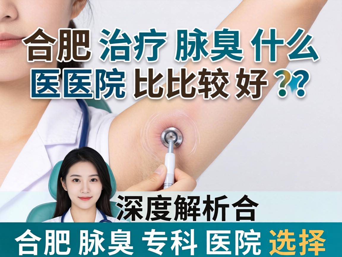 合肥治疗腋臭什么医院比较好？深度解析合肥腋臭专科医院选择