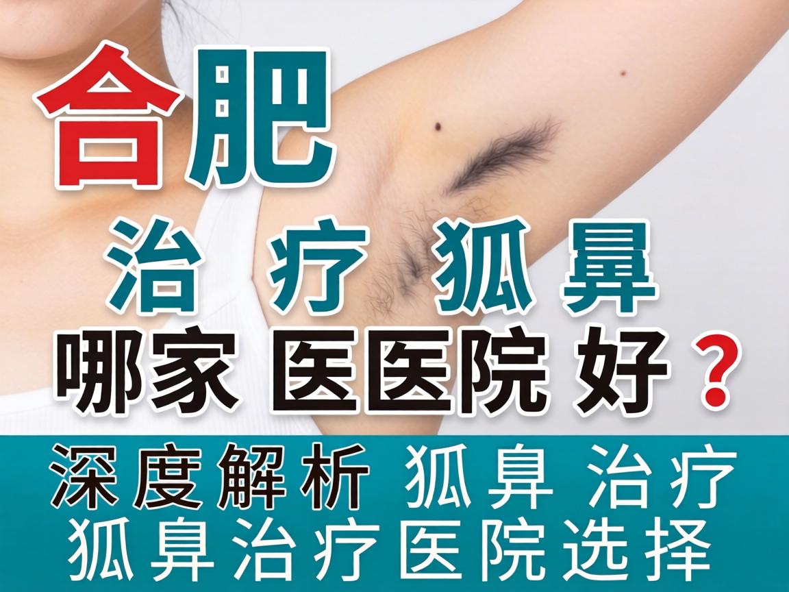 合肥治疗狐臭哪家医院好？深度解析狐臭治疗医院选择