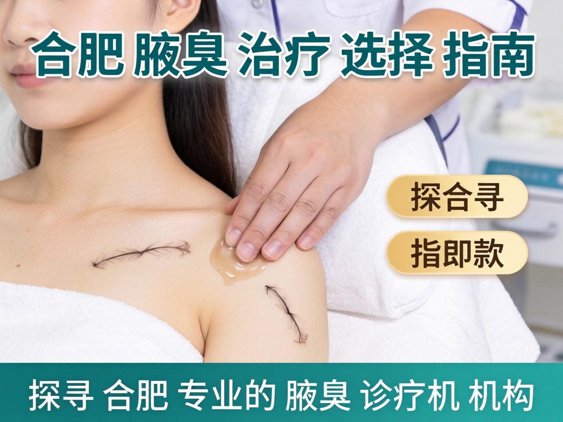 合肥腋臭治疗选择指南，探寻合肥专业的腋臭诊疗机构