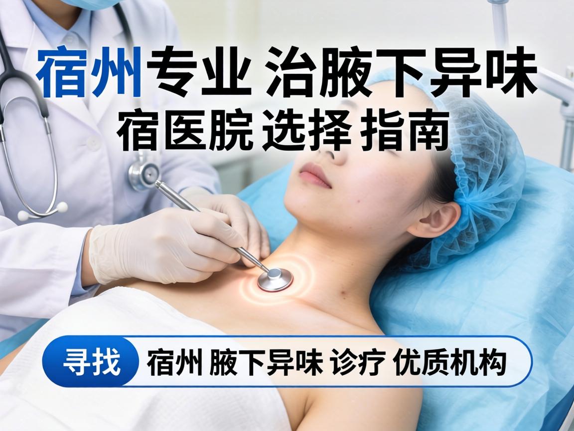 宿州专业治腋下异味医院选择指南，如何寻找宿州腋下异味诊疗优质机构
