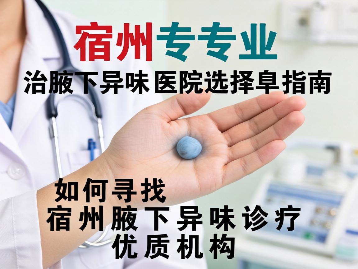 宿州专业治腋下异味医院选择指南，如何寻找宿州腋下异味诊疗优质机构