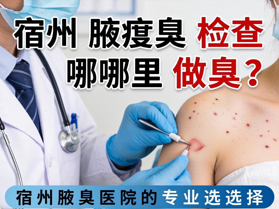宿州腋臭检查哪里做？详解宿州腋臭医院的专业选择
