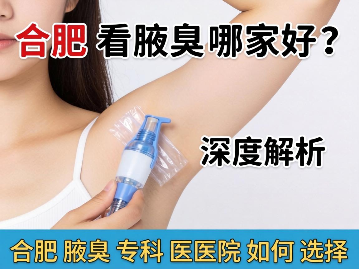 合肥看腋臭哪家好？深度解析合肥腋臭专科医院如何选择