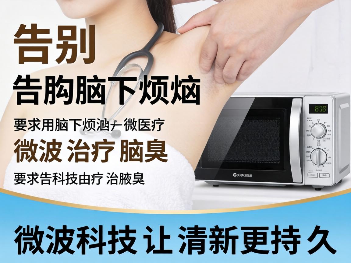 告别腋下烦恼，微波治疗腋臭，微波科技让清新更持久