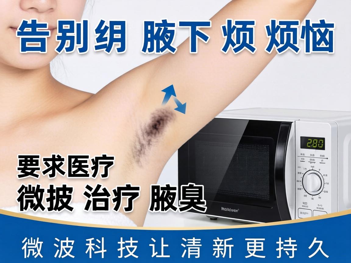 告别腋下烦恼，微波治疗腋臭，微波科技让清新更持久