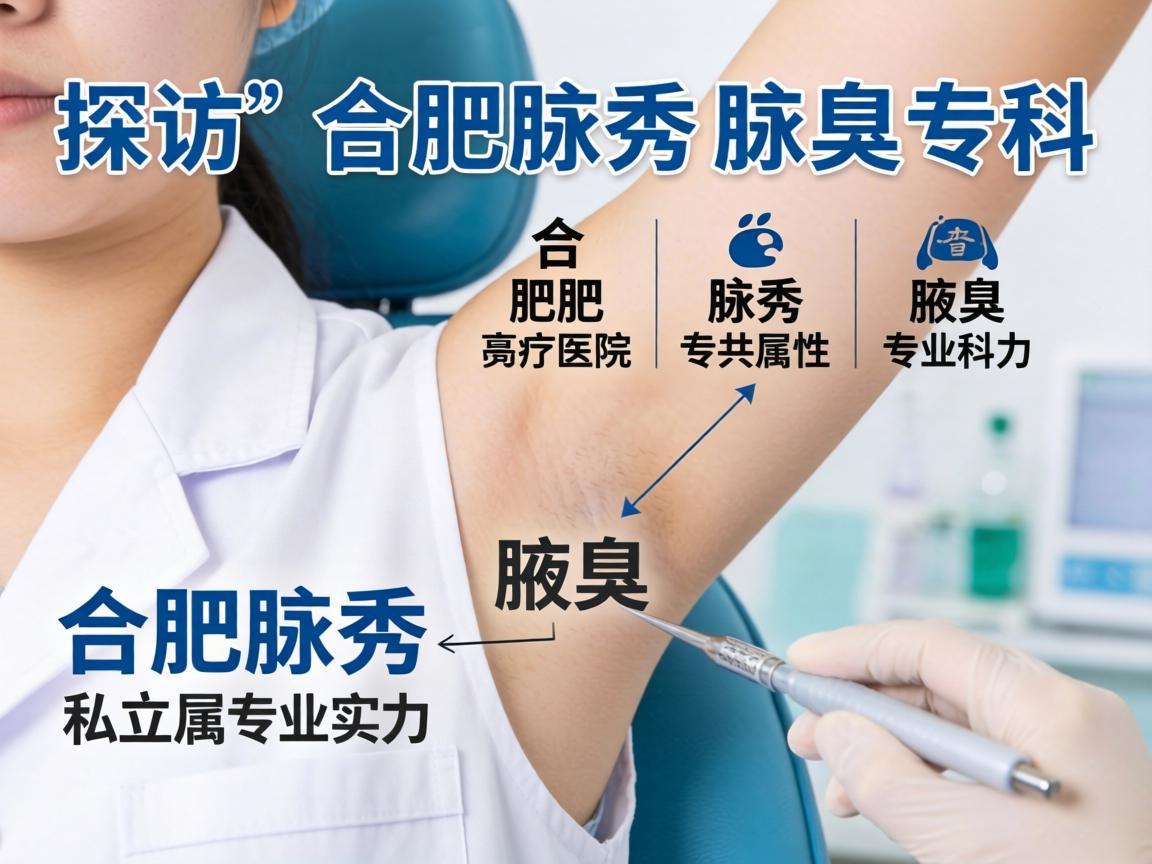 探访合肥腋秀腋臭专科，解析合肥腋秀医院的私立属性与专业实力