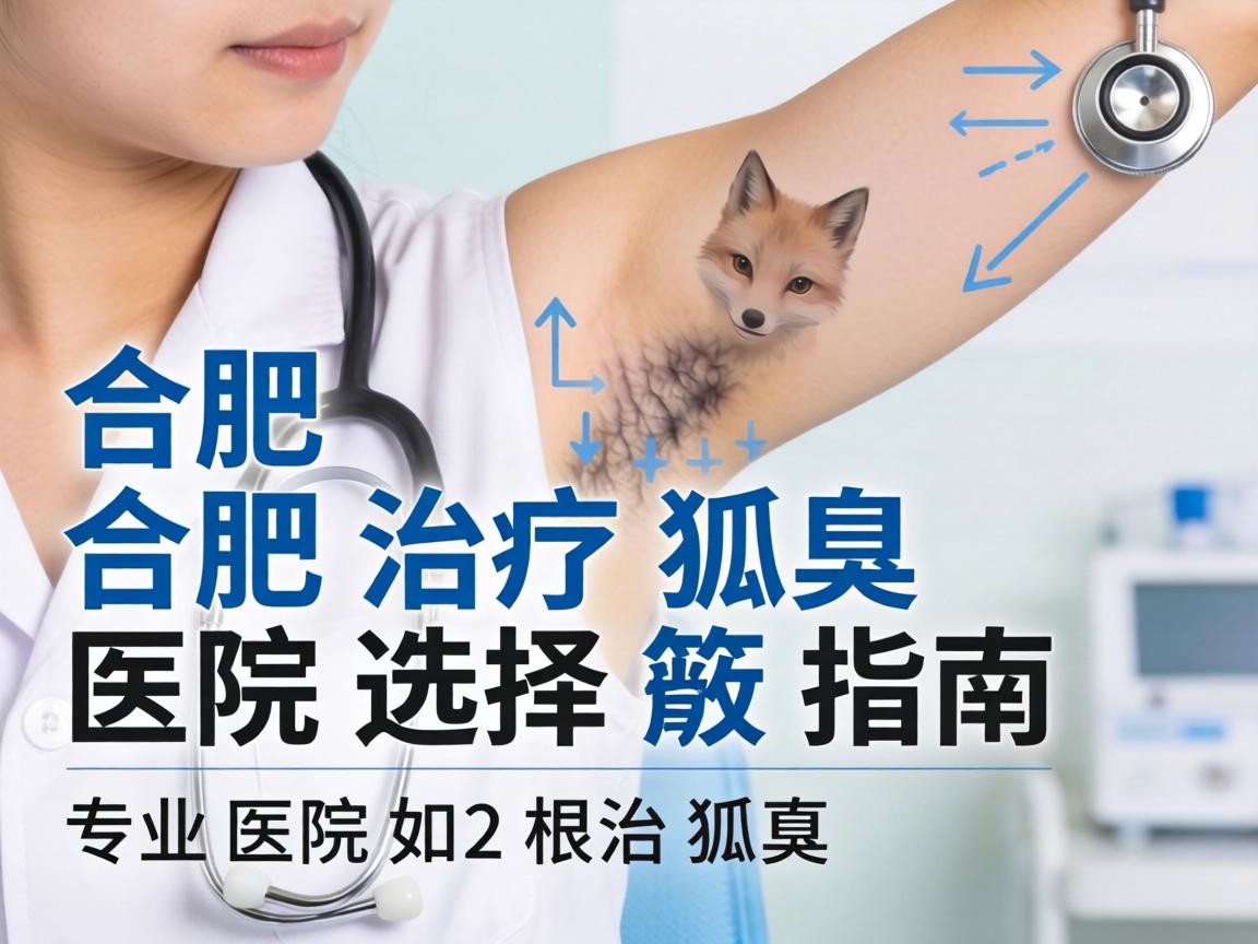 合肥治疗狐臭医院选择指南，专业医院如何根治狐臭