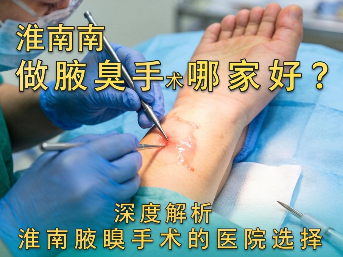淮南做腋臭手术哪家好？深度解析淮南腋臭手术的医院选择