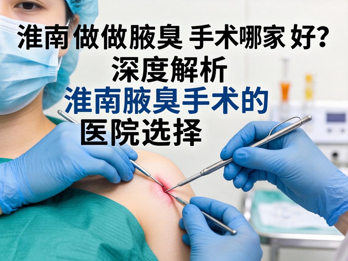 淮南做腋臭手术哪家好？深度解析淮南腋臭手术的医院选择