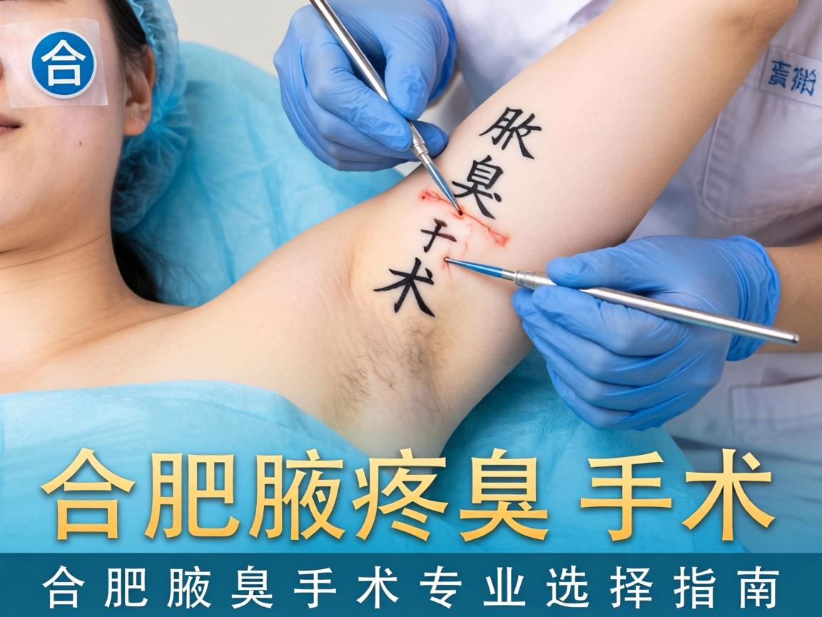 在合肥做腋臭手术，合肥腋臭手术专业选择指南