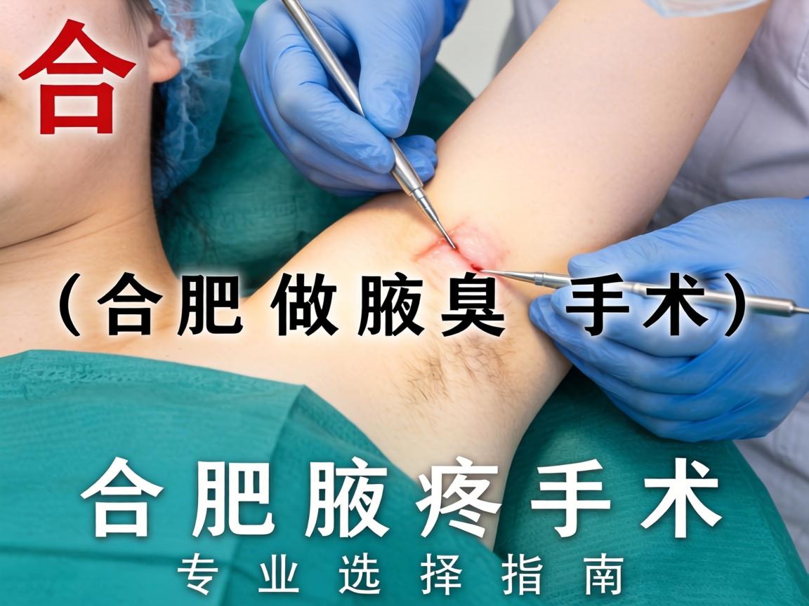 在合肥做腋臭手术，合肥腋臭手术专业选择指南