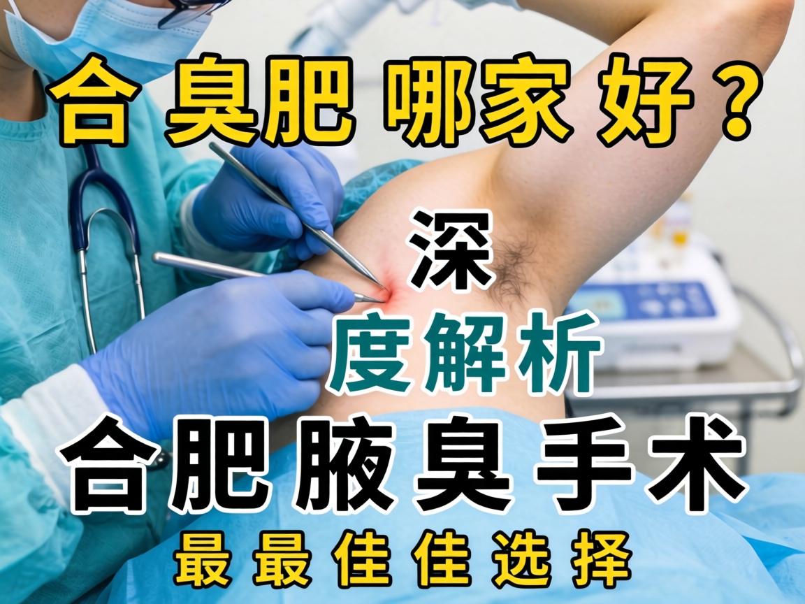 合肥腋臭手术哪家好？深度解析合肥腋臭手术最佳选择