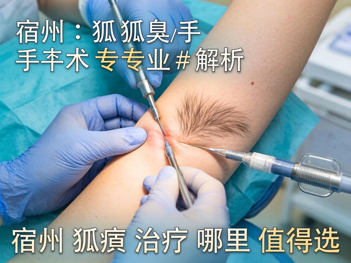 宿州狐臭手术专业解析，宿州狐臭治疗哪里值得选