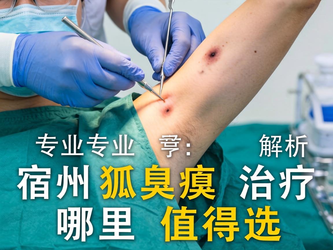 宿州狐臭手术专业解析，宿州狐臭治疗哪里值得选