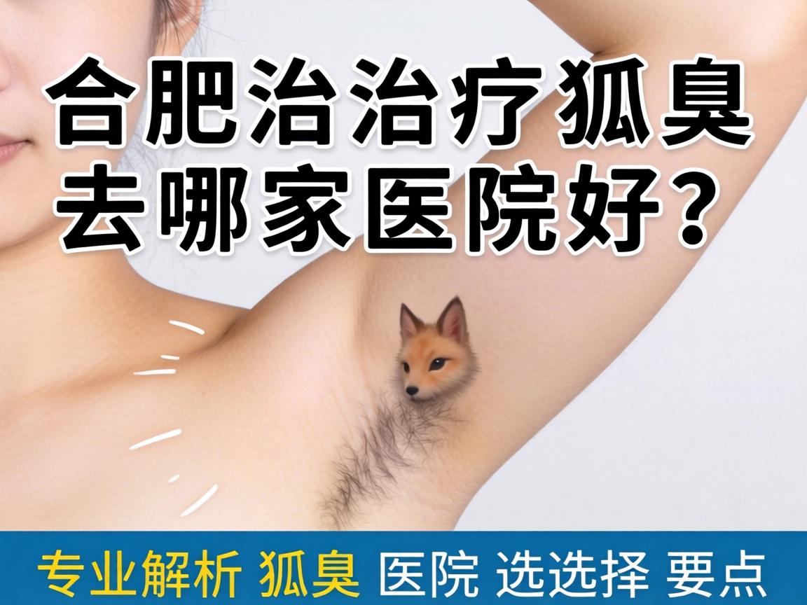 合肥治疗狐臭去哪家医院好？专业解析狐臭医院选择要点
