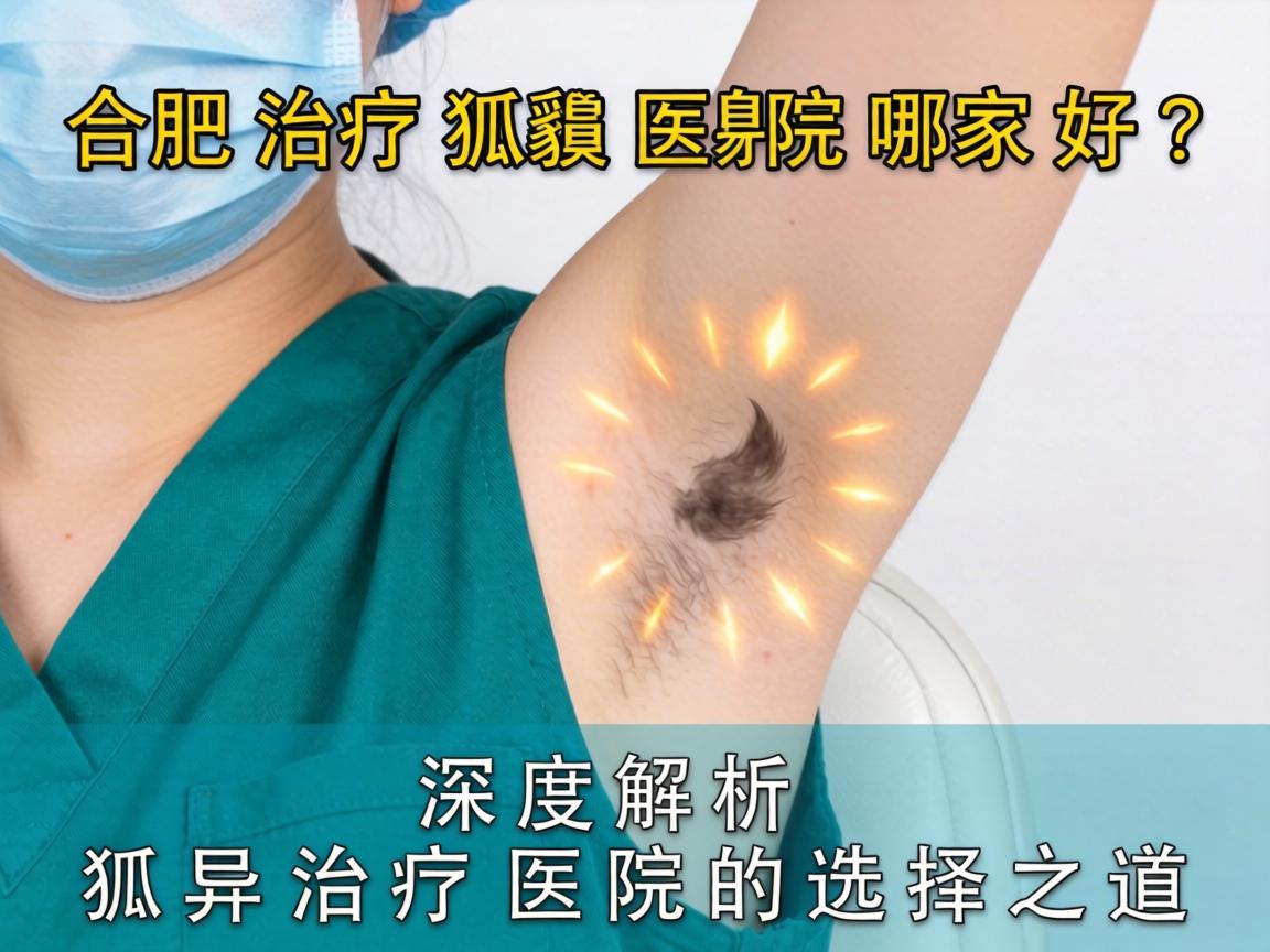 合肥治疗狐臭医院哪家好？深度解析狐臭治疗医院的选择之道