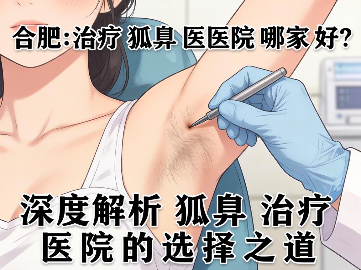 合肥治疗狐臭医院哪家好？深度解析狐臭治疗医院的选择之道