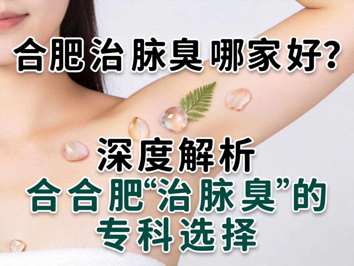 合肥治腋臭哪家好？深度解析合肥治腋臭的专科选择