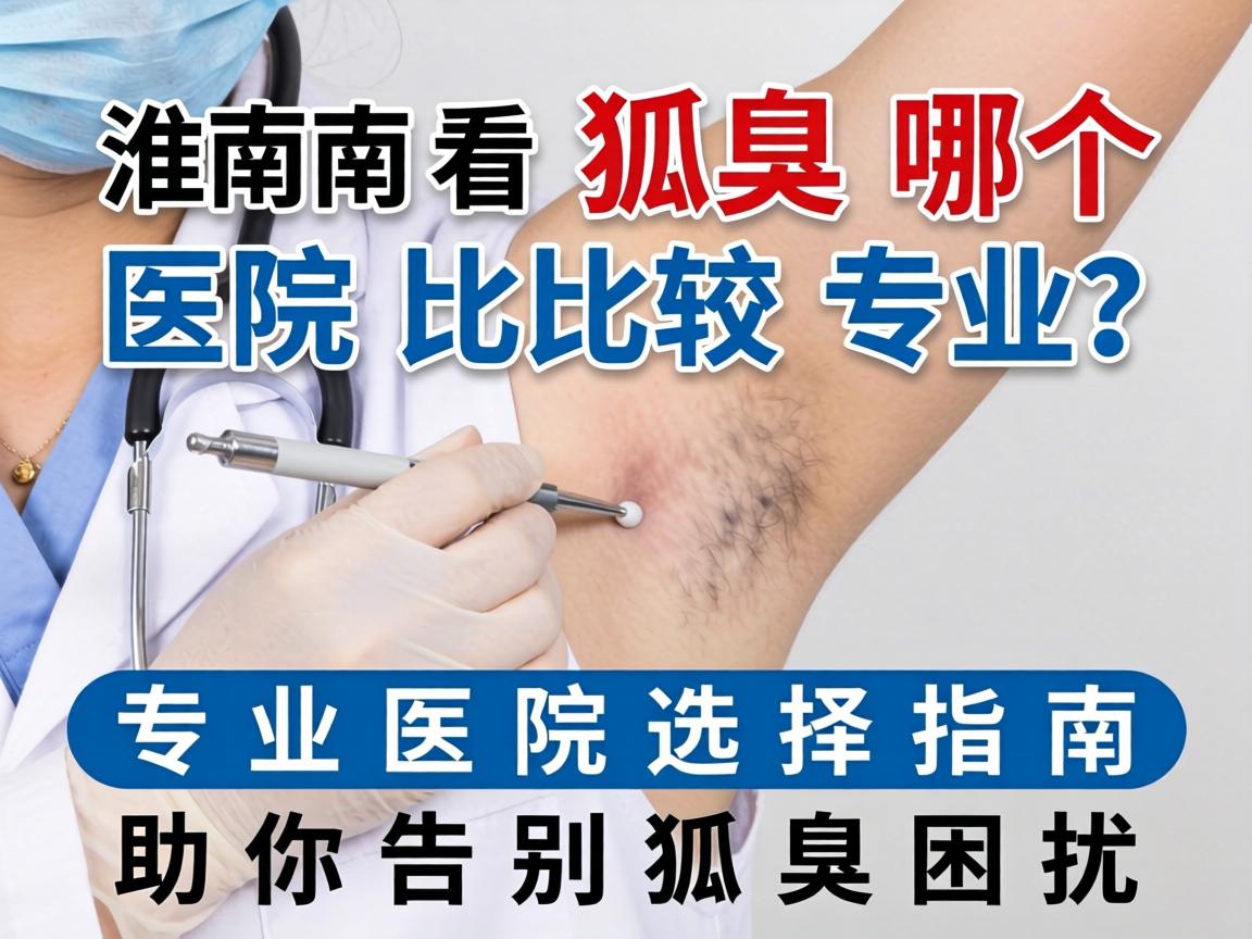 淮南看狐臭哪个医院比较专业？专业医院选择指南助你告别狐臭困扰