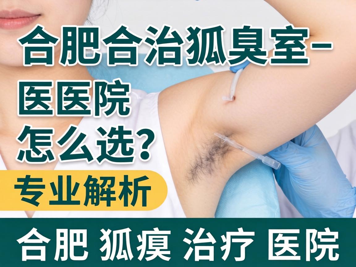 合肥治狐臭医院怎么选？专业解析合肥狐臭治疗医院
