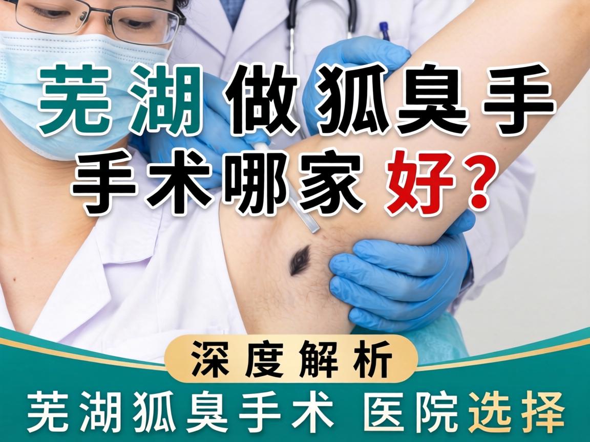 芜湖做狐臭手术哪家好？深度解析芜湖狐臭手术医院选择