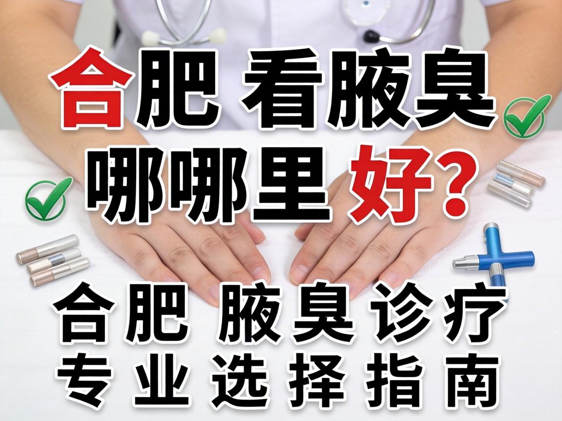 合肥看腋臭哪里好？合肥腋臭诊疗专业选择指南