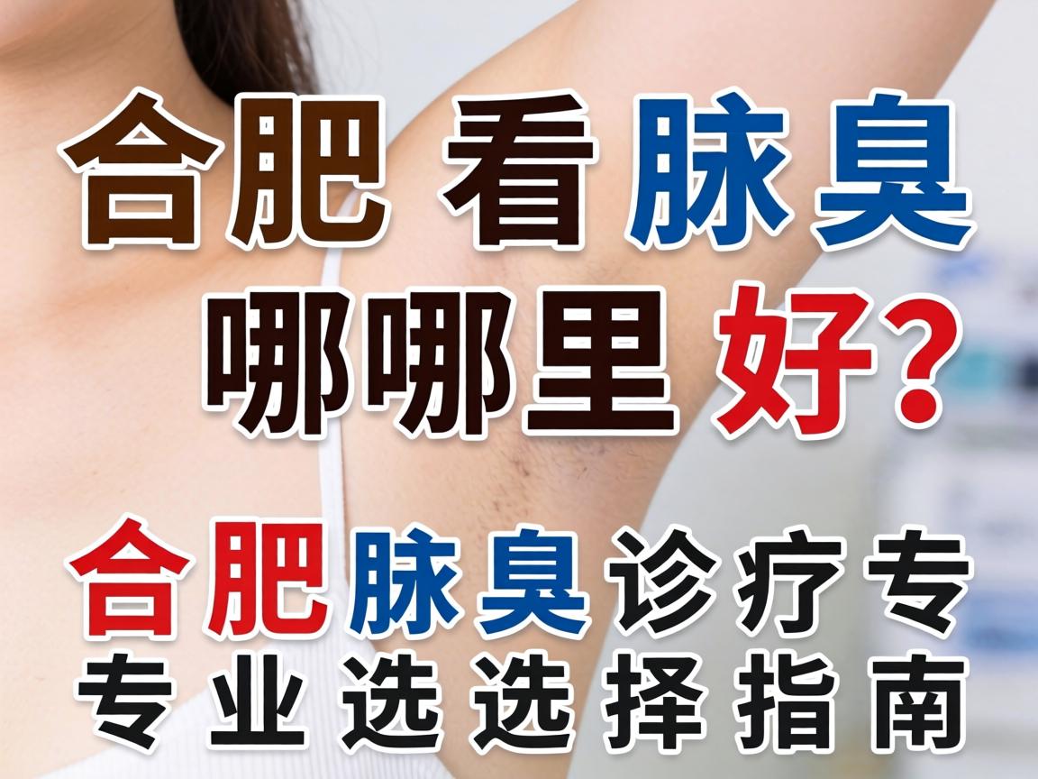 合肥看腋臭哪里好？合肥腋臭诊疗专业选择指南