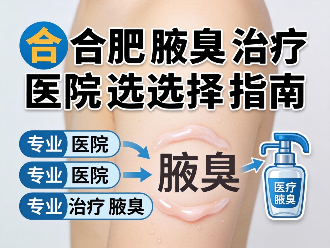 合肥腋臭治疗医院选择指南，专业医院专业治疗腋臭